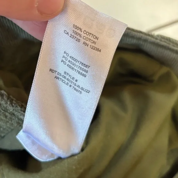 Aritzia Green Straight Leg Pants - Picture 8 of 12